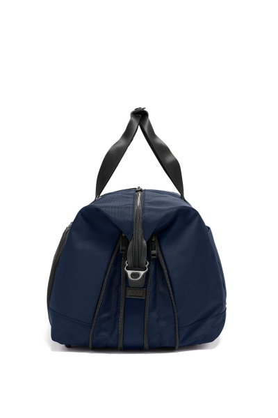 lpha Double Expansion Travel Satchel Navy