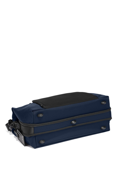 Alpha Double Expansion Travel Satchel Navy