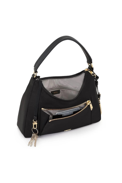Voyageur ADELAIDE HOBO CROSSBODY Black Gold