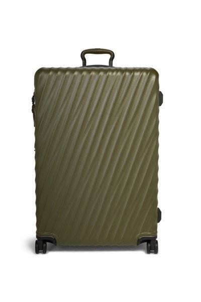 Extended Trip Expandable Checked Luggage 76 cm | Olive Texture