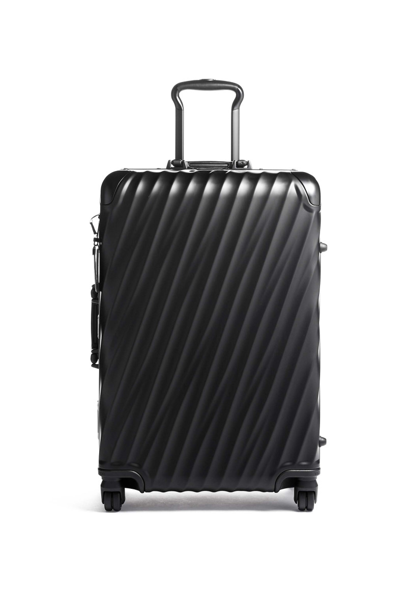 TUMI 19 Degree | Aluminium Short Trip Checked Luggage | 66 cm | Matte Black