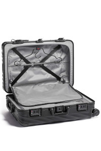 TUMI 19 Degree | Aluminium Short Trip Checked Luggage | 66 cm | Matte Black