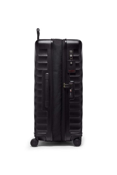 Extended Trip Expandable Checked Luggage 76 cm | Black Texture