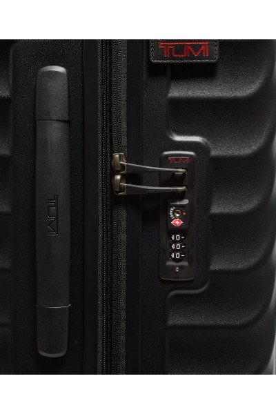 Extended Trip Expandable Checked Luggage 76 cm | Black Texture
